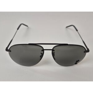Saint Laurent Men's Pilot Sunglasses Classic 11/F M 001 Black 61mm YSL